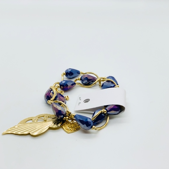 Peruvian Glass Bead Charm Bracelet Set - Picture 3 of 3